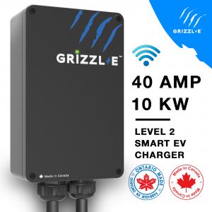 Grizzl-E Smart 40Amp Level 2 EV Charger – NEMA 14-50, 24ft Premium Cable